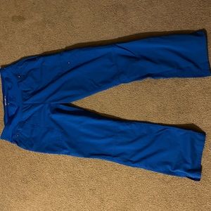 Royal blue scrub pants